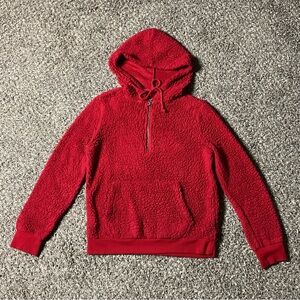No Boundaries Dark Red Zip Up Hoodie size M(7/9)